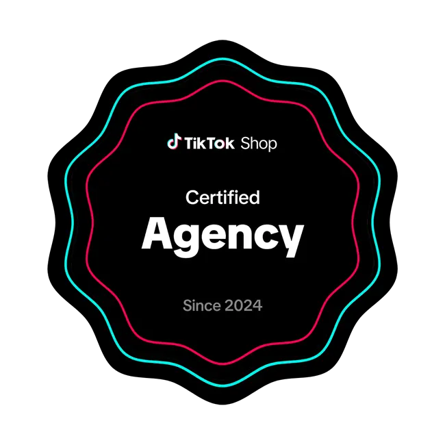 我们荣获 2024年 TikTok 认证服务伙伴称号 我们荣获 2024年 TikTok 认证服务伙伴称号