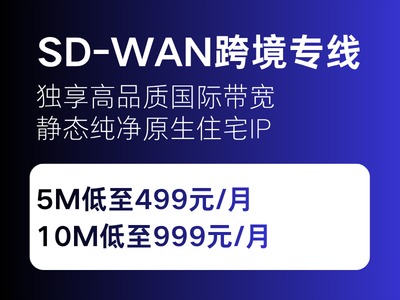 sdwan跨境专线
